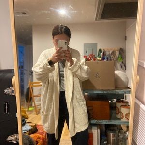 Madewell cream cardigan